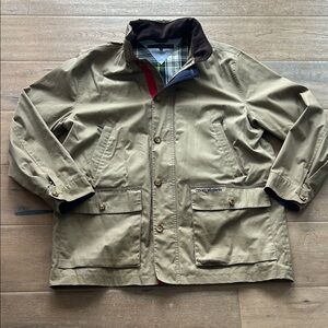 Vintage Tommy Hilfiger Men's Khaki Field Jacket